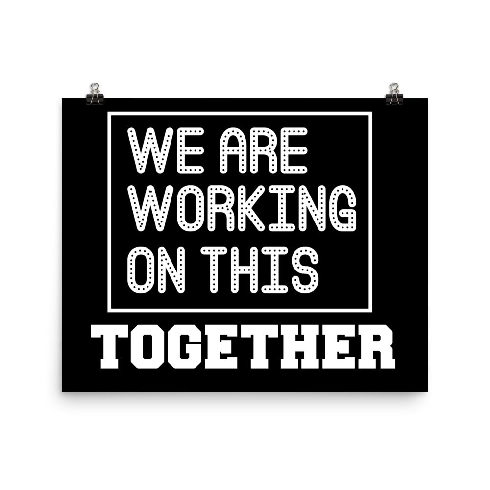 Working Together Poster